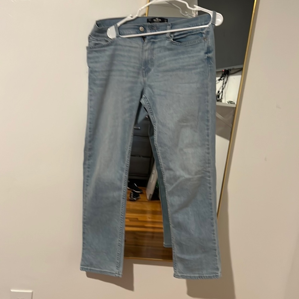 Jeans color blue size 32-30 brand hollister